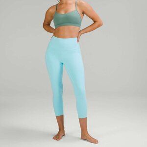 Lululemon Align High-Rise Crop 23" Icing Blue 4 NWT
